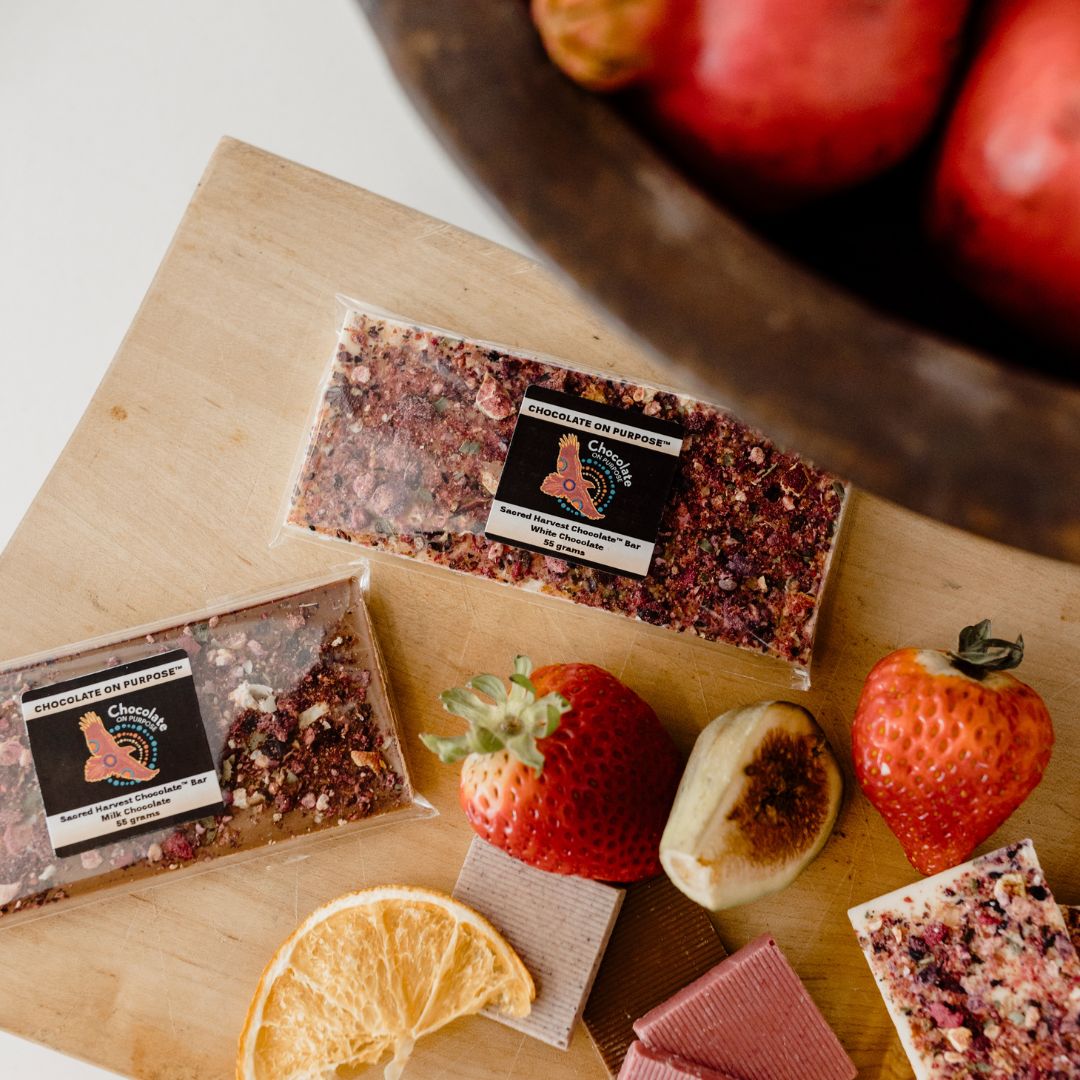 Sacred Harvest Chocolate Bar White Chocolate