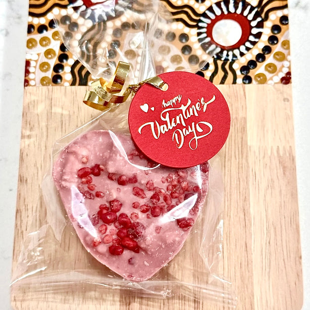 Valentine's Day Indigenous Rocky Road Heart