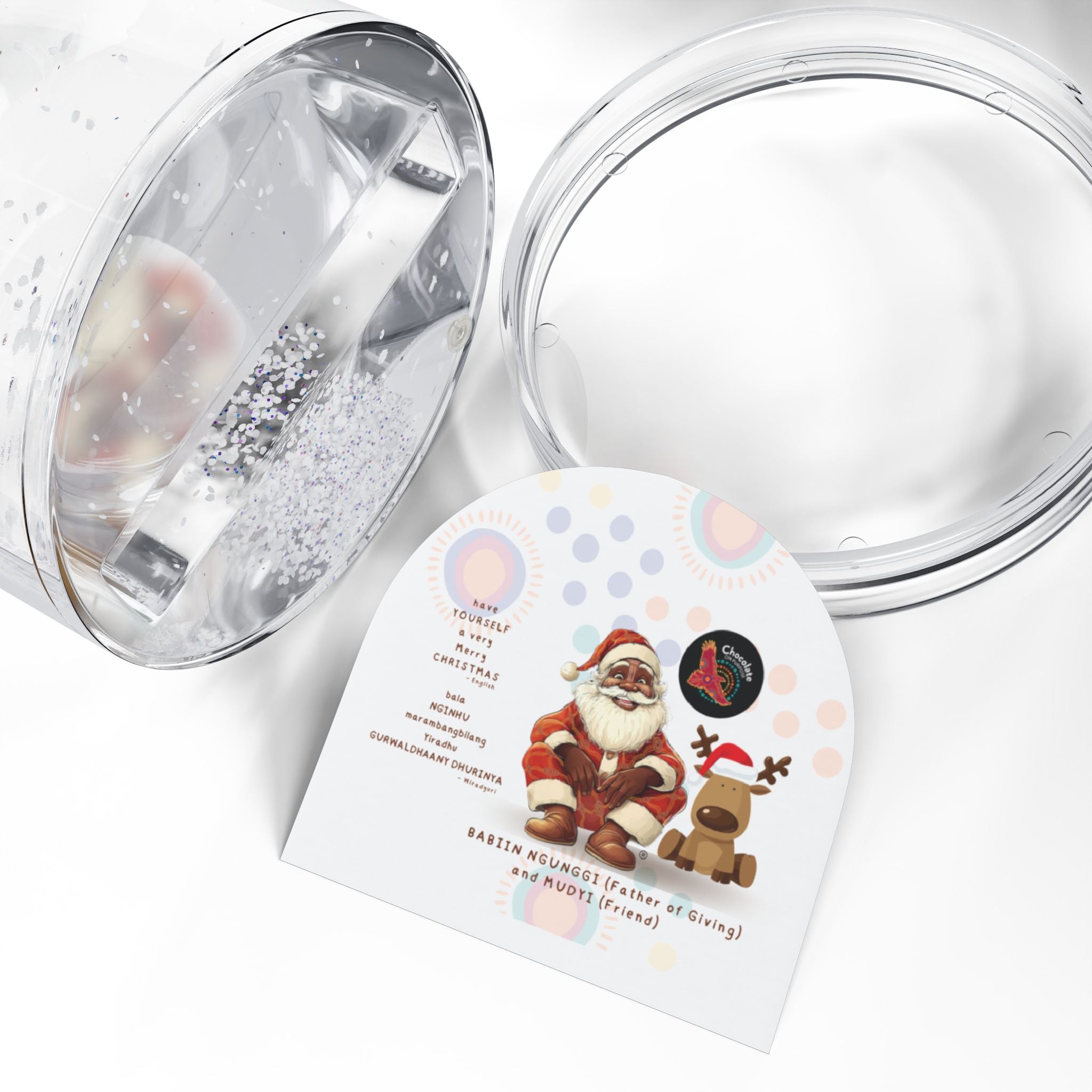 Chocolate On Purpose® Native Botanical Snow Globe – Christmas Gift