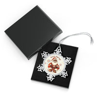 Babiin Ngunggi Indigenous Christmas Ornament – Blak Santa Snowflake Decoration