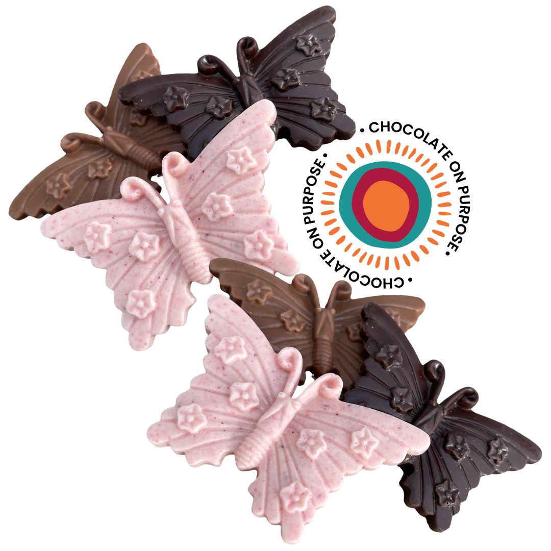 NAIDOC Week 2025 Chocolate Butterflies - Wiradyuri Bush Food Chocolate