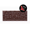 Chocolate On Purpose 'Merry Christmas' Chocolate Bar- Dark Chocolate with Gulalung (Finger Lime) and Chocolate On Purpose Logo