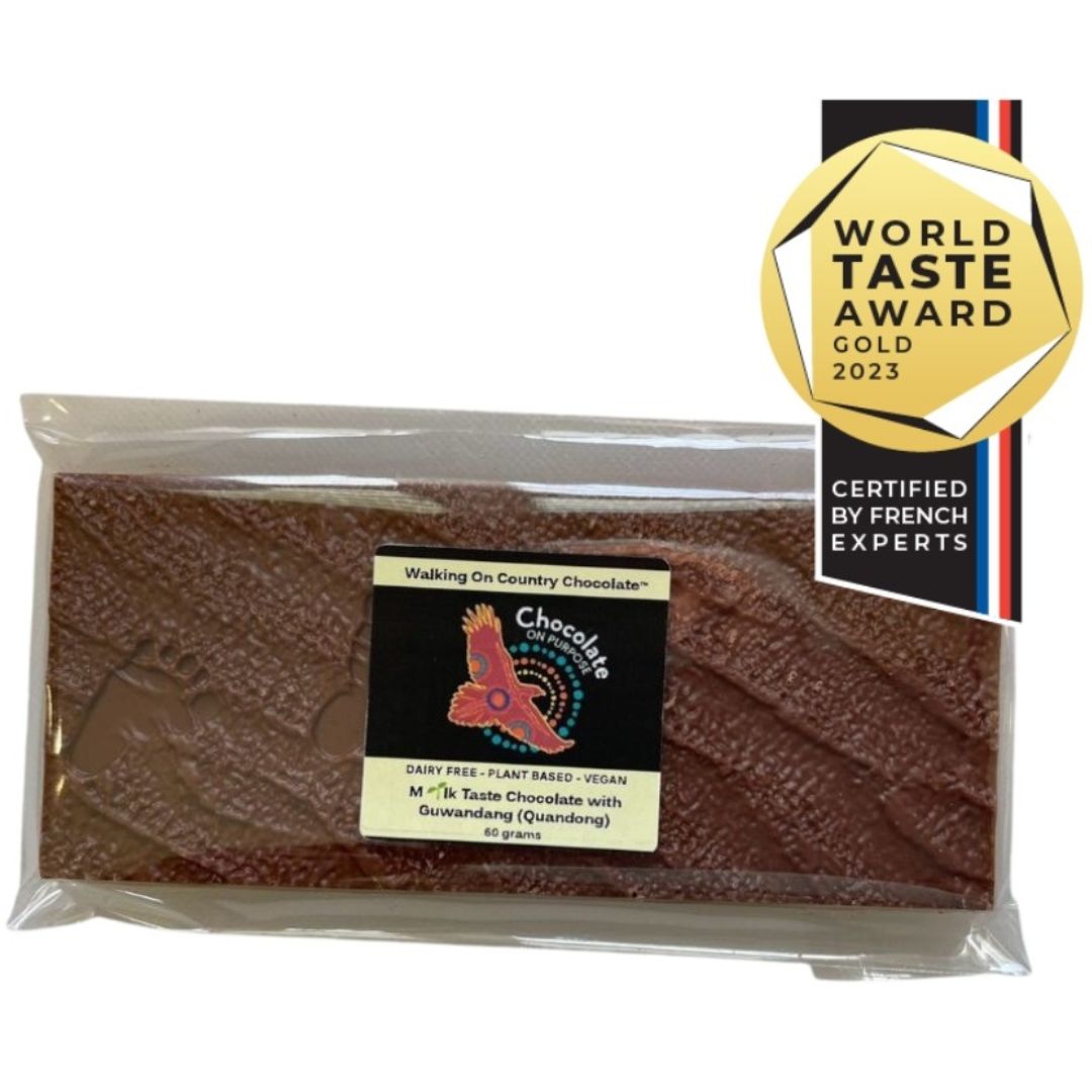 Walking On Country Chocolate Bar- Plant Based Vegan Chocolate with Quandong