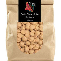 Chocolate On Purpose Gold Chocolate Buttons- 200g