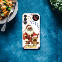 Black Santa Christmas Samsung Galaxy Case | Indigenous Aboriginal Art | Chocolate On Purpose®