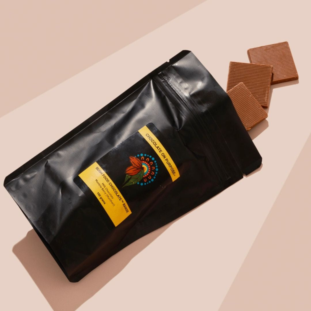 Milk Chocolate with Muntrie Berry (Munthari)