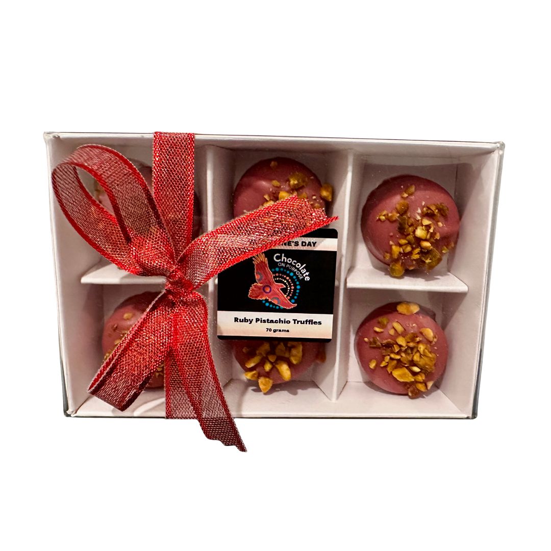 Ruby Pistachio Truffles