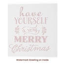 Christmas Card- Blak Santa and Friend