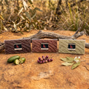 Walking On Country bush food chocolate bars on Wiradjuri Country sandstone with native botanicals - indigenous chocolate Australia NAIDOC 2026