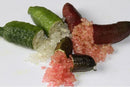 Raw Gulalung (Finger Lime) cut open