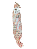 CHILLI Chocolate Salami on white background