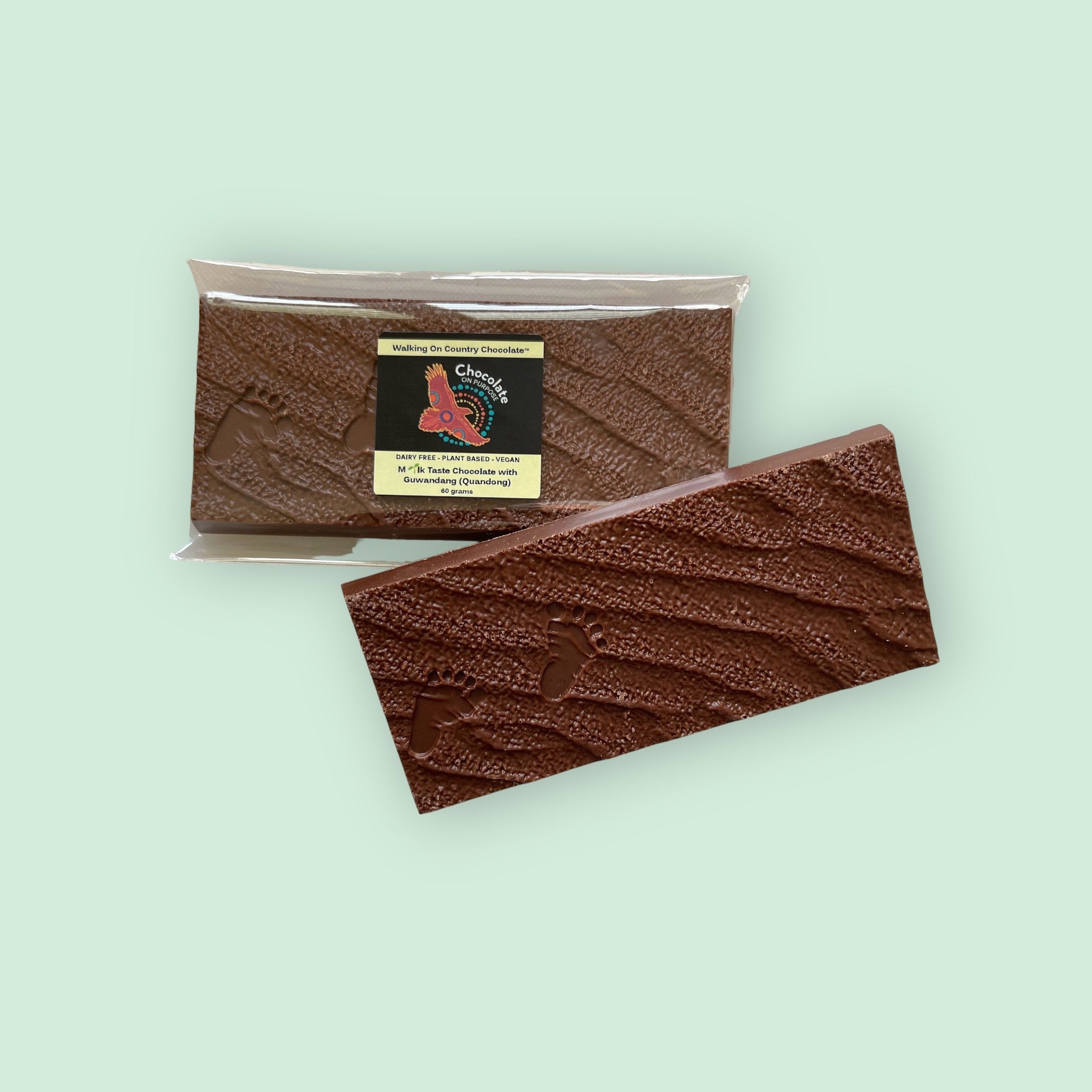 Walking On Country Chocolate Bar- Plant Based Vegan Chocolate with Quandong